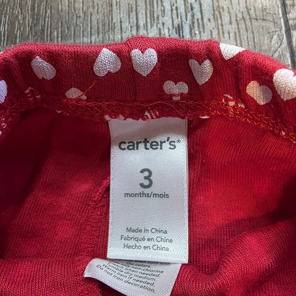 Carter's Red Heart Print Kids Bottoms